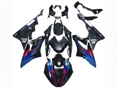 2017-2018 BMW S1000RR Motorcycle Fairings - Blue Red Glossy Black Castrol Canada Suppliers