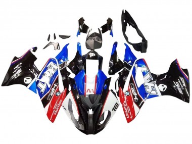 2015-2016 BMW S1000RR Motorcycle Fairing - Blue Red Glossy Black Canada Suppliers