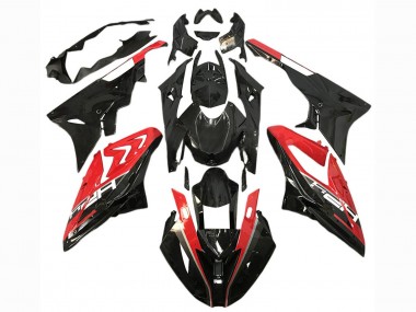 2015-2016 BMW S1000RR Motorcycle Fairings - Red Glossy Black Canada Suppliers