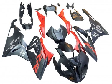 2015-2016 BMW S1000RR Motorcycle Fairings - Matte Black Red Canada Suppliers