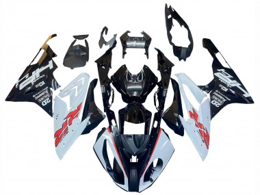 2015-2016 BMW S1000RR Motorcycle Fairings - White Glossy Black Canada Suppliers