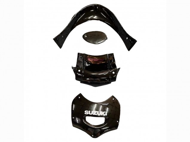 2004-2006 Suzuki GSX600F/GSX750F Motorcycle Fairings - Glossy Black Red Flame Canada Suppliers