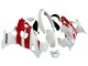 2004-2006 Suzuki GSX600F/GSX750F Motorcycle Fairings - White Red Canada Suppliers