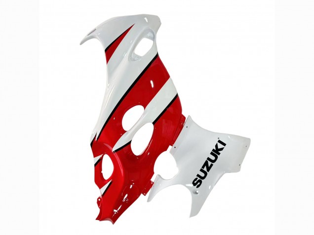 2004-2006 Suzuki GSX600F/GSX750F Motorcycle Fairings - White Red Canada Suppliers
