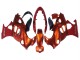 2004-2006 Suzuki GSX600F/GSX750F Motorcycle Fairings - Burnt Orange White Logo Canada Suppliers