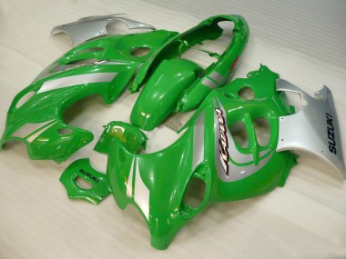 2004-2006 Suzuki GSX600F/GSX750F Motorcycle Fairings - Green Silver Katana Canada Suppliers