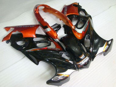 2004-2006 Suzuki GSX600F/GSX750F Motorcycle Fairings - Glossy Black Orange Canada Suppliers