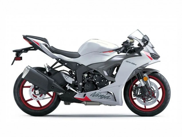 2023-2025 Kawasaki ZX6R Motorcycle Fairings - Pearl White Black Red Canada Suppliers