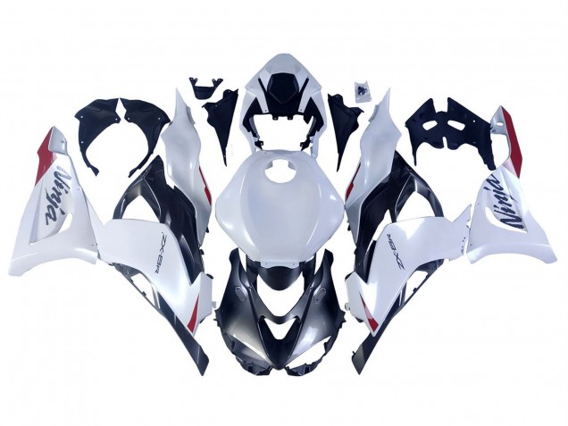 2023-2025 Kawasaki ZX6R Motorcycle Fairings - Pearl White Black Red Canada Suppliers