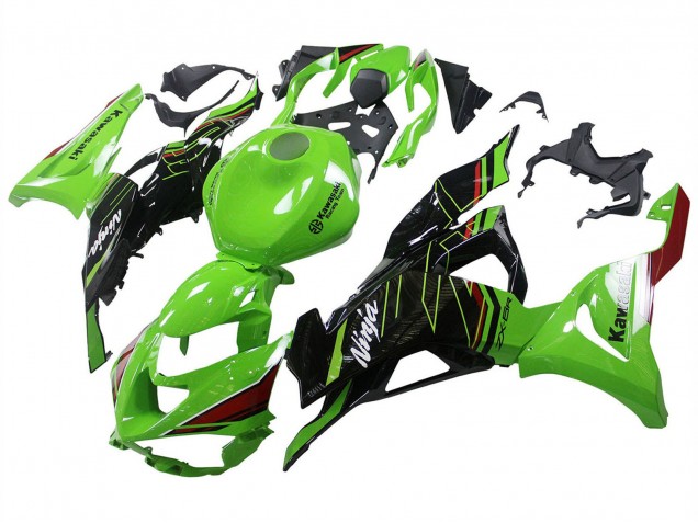 2023-2025 Kawasaki ZX6R Motorcycle Fairings - Green Black Canada Suppliers