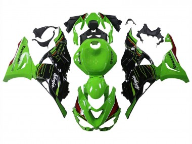 2023-2025 Kawasaki ZX6R Motorcycle Fairings - Green Black Canada Suppliers