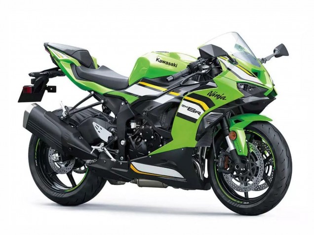 2023-2025 Kawasaki ZX6R Motorcycle Fairings - Green White Black Ninja Canada Suppliers
