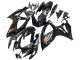 2006-2007 Suzuki GSXR 600 / GSXR 750 Motorcycle Fairings - Glossy Black Silver Red Canada Suppliers