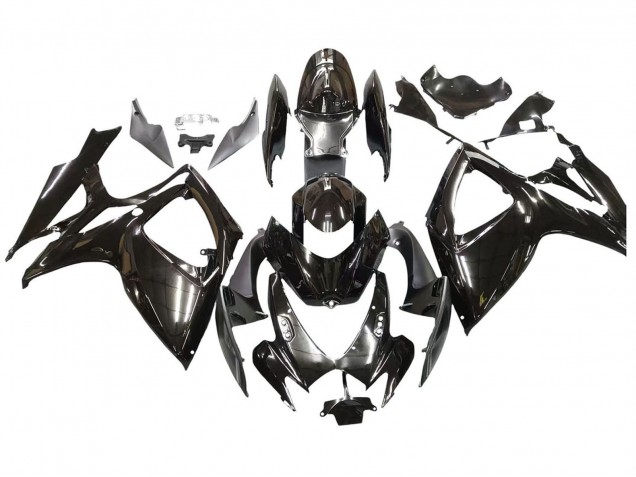 2006-2007 Suzuki GSXR 600 / GSXR 750 Motorcycle Fairings - Glossy Black Canada Suppliers