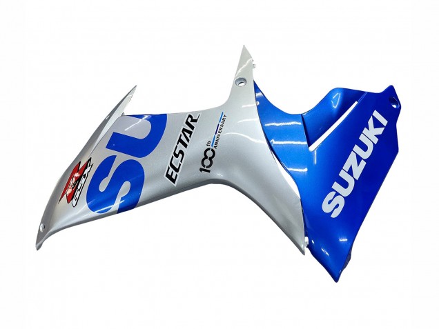2011-2024 Suzuki GSXR 600 / GSXR 750 Motorcycle Fairings - Blue Silver Ecstar Canada Suppliers