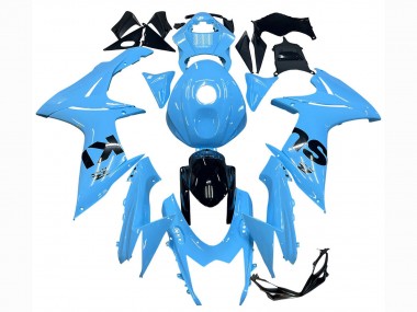 2011-2024 Suzuki GSXR 600 / GSXR 750 Motorcycle Fairings - Light Blue Black Canada Suppliers
