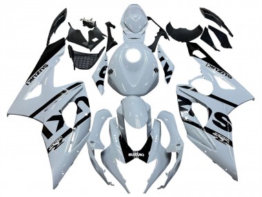 2005-2006 Suzuki GSXR 1000 Motorcycle Fairings - White Black Canada Suppliers