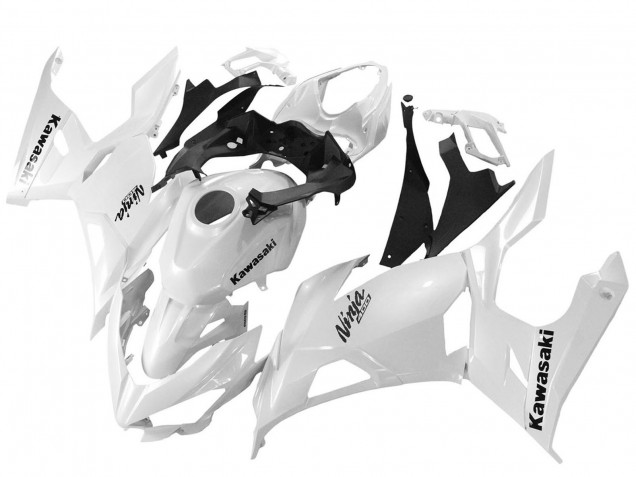 2018-2024 Kawasaki Ninja 400 Motorcycle Fairings - Glossy White Canada Suppliers