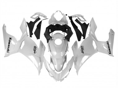 2018-2024 Kawasaki Ninja 400 Motorcycle Fairings - Glossy White Canada Suppliers