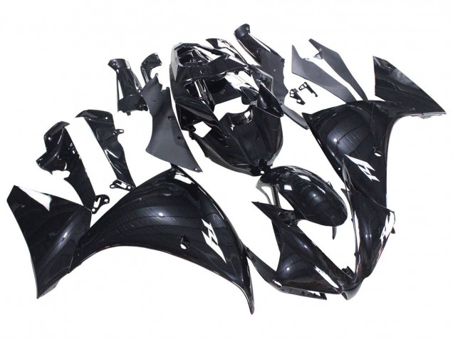 2012-2014 Yamaha YZF 1000 R1 Motorcycle Fairings - Glossy Black Canada Suppliers