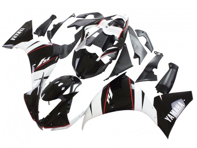 2012-2014 Yamaha YZF 1000 R1 Motorcycle Fairing - White Red Glossy Black Canada Suppliers