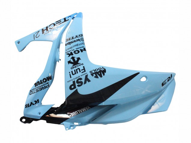 2015-2018 Yamaha YZF R3/R25 Motorcycle Fairings - Light Blue Black Yamalube 21 Canada Suppliers