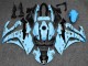 2015-2018 Yamaha YZF R3/R25 Motorcycle Fairings - Light Blue Black Yamalube 21 Canada Suppliers