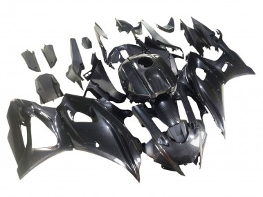 2021-2024 Yamaha YZF R7 Motorcycle Fairings - Black Carbon Fiber Carbon Fiber Canada Suppliers