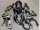 2021-2025 Kawasaki ZX10R Motorcycle Fairings - Glossy Black Gold Elf Snow Canada Suppliers