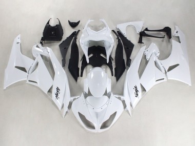 2009-2012 Kawasaki ZX6R Motorcycle Fairings - White Black Ninja Canada Suppliers