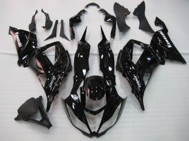 2013-2018 Kawasaki ZX6R Motorcycle Fairing - Glossy Black Canada Suppliers