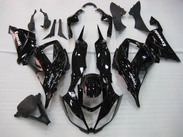 2013-2018 Kawasaki ZX6R Motorcycle Fairing - Glossy Black Canada Suppliers