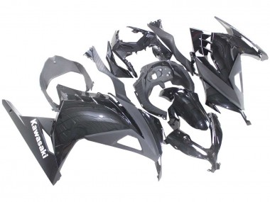 2013-2024 Kawasaki EX300 Motorcycle Fairings - Glossy Black Canada Suppliers