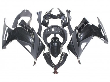 2013-2024 Kawasaki EX300 Motorcycle Fairings - Glossy Black Canada Suppliers