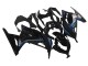 2013-2024 Kawasaki EX300 Motorcycle Fairings - Glossy Black Blue Canada Suppliers