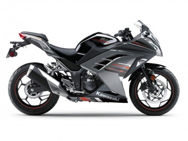 2013-2024 Kawasaki EX300 Motorcycle Fairings - Black Silver Red Canada Suppliers