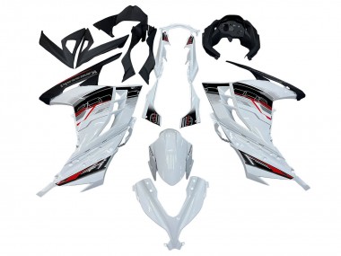 2013-2024 Kawasaki EX300 Motorcycle Fairings - White Red Black Canada Suppliers