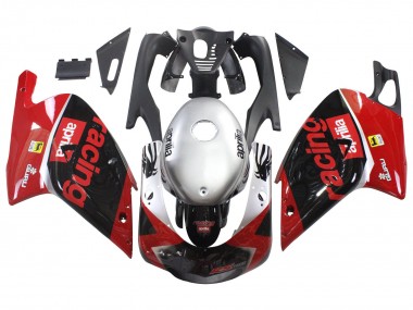 2000-2005 Aprilia RS125 Motorcycle Fairings - Red Black Silver Racing Canada Suppliers