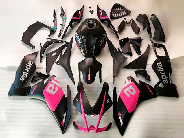 2006-2011 Aprilia RS125 Motorcycle Fairings - Matte Black Pink Canada Suppliers