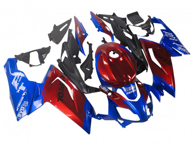 2006-2011 Aprilia RS125 Motorcycle Fairings - Blue Red Canada Suppliers