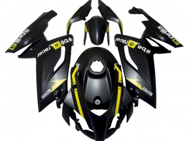 2006-2011 Aprilia RS125 Motorcycle Fairings - Matte Black Yellow Canada Suppliers