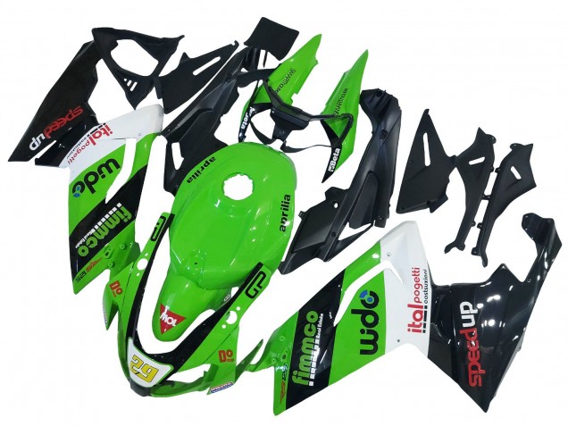 2006-2011 Aprilia RS125 Motorcycle Fairing - Green White Black Canada Suppliers