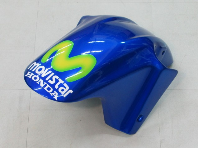 2004-2007 Honda CBR600 F4i Motorcycle Fairings - Blue Yellow Green MoviStar Canada Suppliers