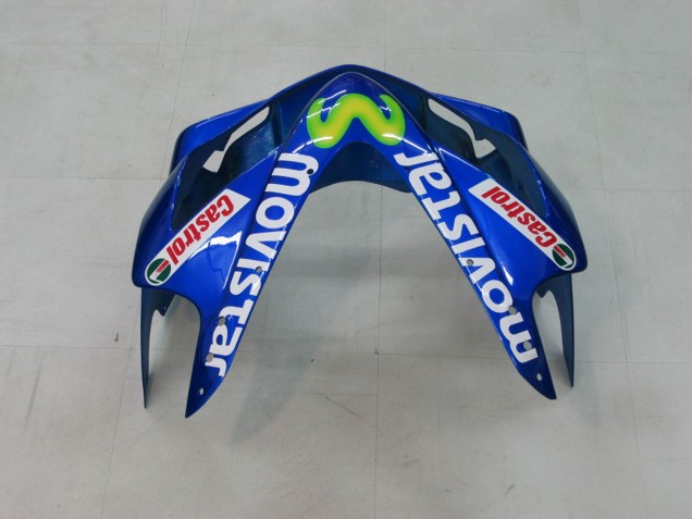 2004-2007 Honda CBR600 F4i Motorcycle Fairings - Blue Yellow Green MoviStar Canada Suppliers
