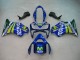 2004-2007 Honda CBR600 F4i Motorcycle Fairings - Blue Yellow Green MoviStar Canada Suppliers