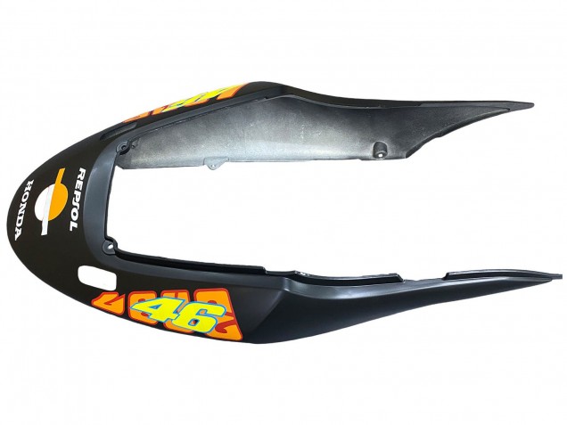 2004-2007 Honda CBR600 F4i Motorcycle Fairings - Matte Black Orange Rossi Canada Suppliers