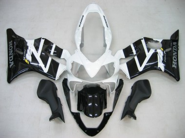 2004-2007 Honda CBR600 F4i Motorcycle Fairing - White Glossy Black Canada Suppliers