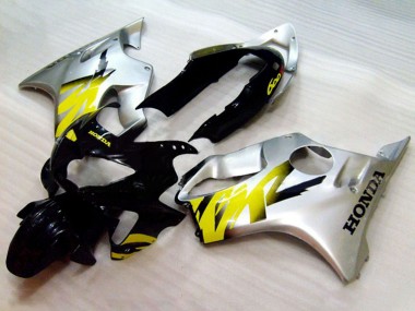 1999-2000 Honda CBR600 F4 Motorcycle Fairings - Silver Yellow Glossy Black Canada Suppliers