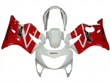 1999-2000 Honda CBR600 F4 Motorcycle Fairings - White Red Canada Suppliers