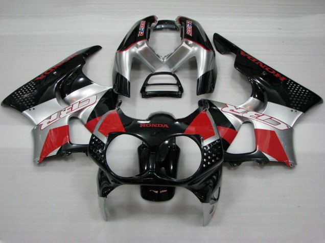 1992-1993 Honda CBR900RR 893 Motorcycle Fairings - Silver Red Glossy Black Canada Suppliers
